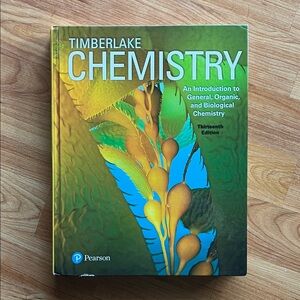 Pearson Timberlake Chemistry Textbook - Green, Blue & Yellow Cover